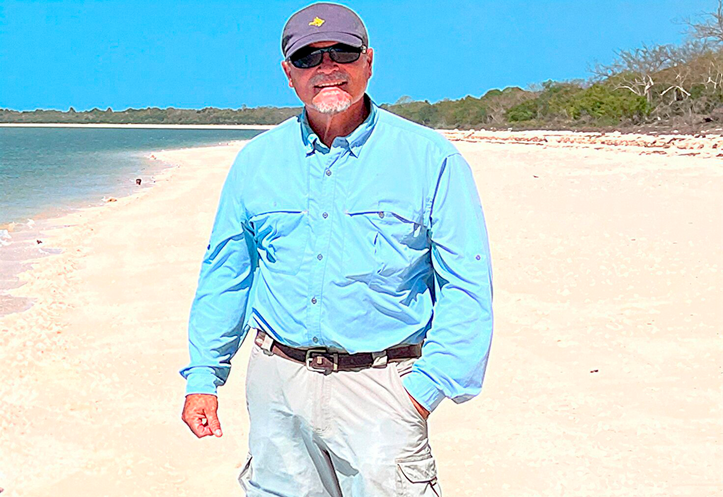 Captain Todd McClintock navigating the Everglades